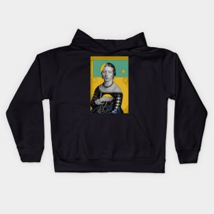 Renaissance Abstract Portrait Kids Hoodie